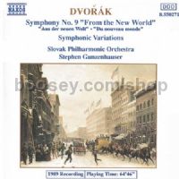 Symphony No.9/Symphonic Variations (Naxos Audio CD)