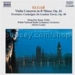 Violin Concerto in B minor Op 61/Cockaigne Op 40 "In London Town" (Naxos Audio CD)