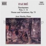 Nocturnes Nos. 1-6/Theme and Variations Op. 73 (Naxos Audio CD)