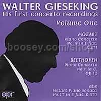 Walter Gieseking - His First Concerto Recordings (vol.1) (APR Audio CD)