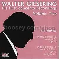 Walter Gieseking - His First Concerto Recordings (vol.2) (APR Audio CD)