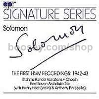 Solomon - the first HMV recordings 1942-43 (APR Audio CD)