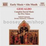 Sacred Music for Five Voices (Complete) (Naxos Audio CD)