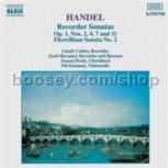 Recorder Sonatas, Op. 1, Nos. 2, 4, 7 & 11 (Naxos Audio CD)