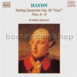 String Quartets Nos. 23, 24 & 27, 'Sun Quartets' (Naxos Audio CD)
