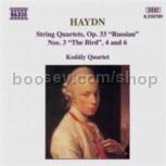 String Quartets Op. 33, Nos. 3, 4 & 6 (Naxos Audio CD)