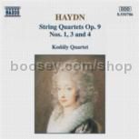 String Quartets, Op. 9, Nos. 1, 3 & 4 (Naxos Audio CD)