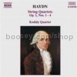 String Quartets Op. 1, Nos. 1- 4 (Naxos Audio CD)