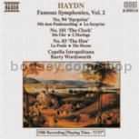 Symphonies vol.2 (Nos. 83, 94, 101) (Naxos Audio CD)