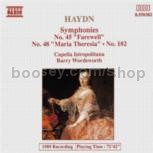 Symphonies vol.4 (Nos. 45, 48, 102) (Naxos Audio CD)