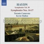 Symphonies vol.30 (Nos. 14, 15, 16, 17) (Naxos Audio CD)