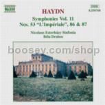 Symphonies vol.11 (Nos. 53, 86, 87) (Naxos Audio CD)