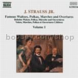 Waltzes/Polkas/Marches & Overtures vol.1 (Naxos Audio CD)