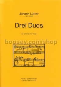 3 Duos - Violin & Viola (score & parts)
