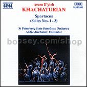 Spartacus Suites Nos. 1-3 (Naxos Audio CD)