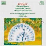 Galanta Dances/Marosszek Dances/Peacock Variations (Naxos Audio CD)