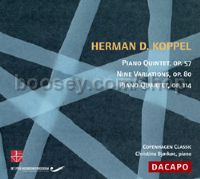 Piano Quintet, Op. 57/Nine Variations, Op. 80/Piano Quartet, Op. 114 (Da Capo Audio CD)