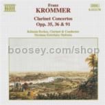 Clarinet Concertos Opp. 35, 36 & 91 (Naxos Audio CD)