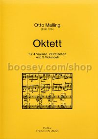 Octet op. 50 - 4 Violins, 2 Viola & 2 Cello (score)
