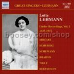 Lotte Lehmann vol.1 (Audio CD) 
