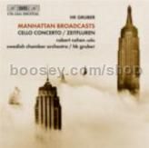 Manhattan Broadcasts/Cello Concerto/Zeitfluren (Timescapes) (BIS Audio CD)