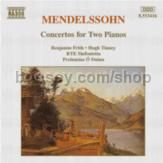 Concertos for Two Pianos in A Flat Major and E Major (Naxos Audio CD)