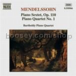 Piano Sextet, Op. 110/Piano Quartet No.1 (Naxos Audio CD)
