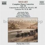 Piano Concertos Nos. 7, 10 & 15 vol.10 (Naxos Audio CD)