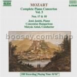 Piano Concertos Nos. 17 & 18 vol.5 (Naxos Audio CD)
