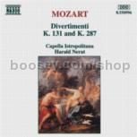 Divertimenti, K. 131 & K. 287 (Naxos Audio CD)