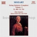 String Quintets vol.2, K. 406 & K. 516 (Naxos Audio CD)
