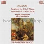 Symphonies Nos. 40, 28 & 31 (Naxos Audio CD)