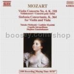 Violin Concerto No4/Sinfonia Concertante (Naxos Audio CD)