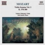 Violin Sonatas vol.3 (Naxos Audio CD)