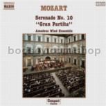 Serenade No10, 'Gran Partita' (Naxos Audio CD)