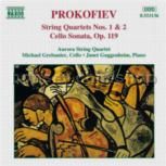 String Quartets Nos. 1 & 2/Cello Sonata Op 119 (Naxos Audio CD)