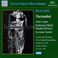 Turandot (Naxos Audio CD)