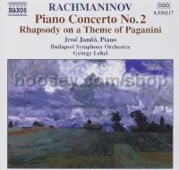 Rhapsody on a Theme of Paganini/Piano Concerto No. 2 in C minor Op. 18 (Naxos Audio CD)