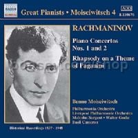 Benno Moiseiwitsch plays Rachmaninoff (Naxos Audio CD)
