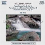 Moments Musicaux Op. 16/Variations on a Theme by Corelli Op. 42/Piano Sonata No.2 (Naxos Audio CD)