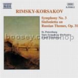 Symphony No.3/Sinfonietta Op. 31 (Naxos Audio CD)