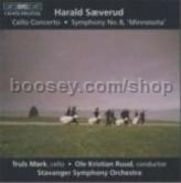 Symphony No.8, Minnesota/Concerto for Cello & Orchestra (BIS Audio CD)
