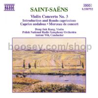 Violin Concerto No3/Caprice Andalous (Naxos Audio CD)