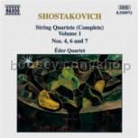 String Quartets Nos. 4, 6 & 7 (Naxos Audio CD)