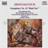 Symphony No.13 in B flat minor Op 113 "Babi Yar" (Naxos Audio CD)