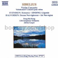 Violin Concerto/Romance/Danses Norvegiennes/Legende/Air Norvegienne (Naxos Audio CD)
