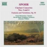 Clarinet Concertos Nos. 2 & 4/Fantasia, Op. 81 (Naxos Audio CD)