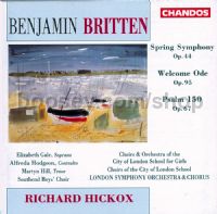 Spring Symphony Op. 44/Welcome Ode Op. 95/Psalm 150 Op. 67 (Chandos Audio CD)