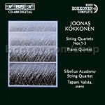 String Quartets Nos.1-3/uintet for Piano and String Quartet (BIS Audio CD)