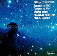 Symphonies 2 & 4 (Hyperion Audio CD)